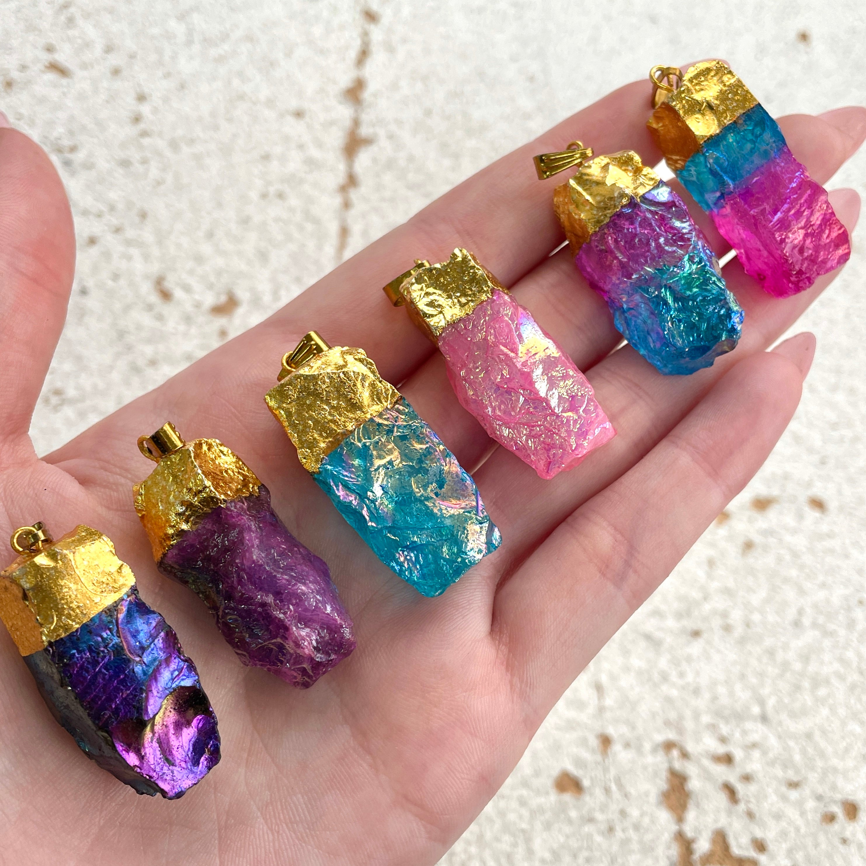 Aura Pendant - Gold Capped Aura Pendant - Gold Capped